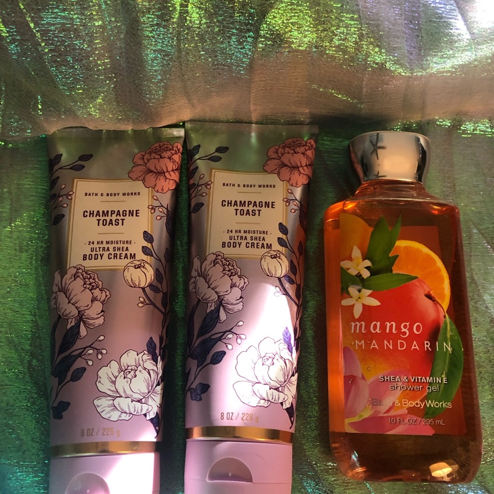 B&BW Champagne Toast Lotion/Mango Mandarin Wash